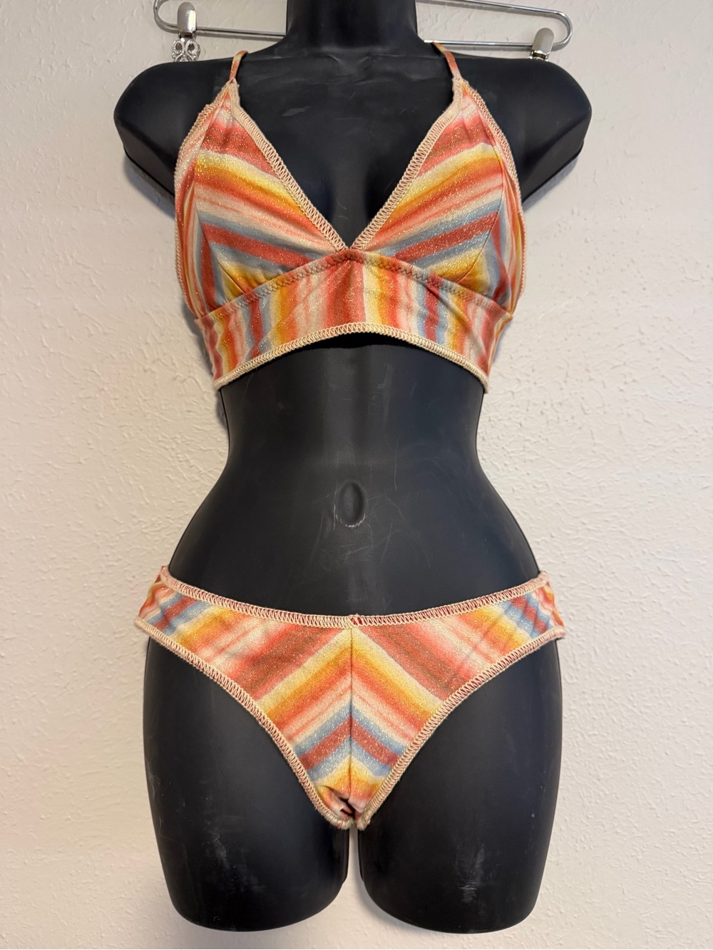 Becca Multicolor Triangle Bikini Set - Women Swim